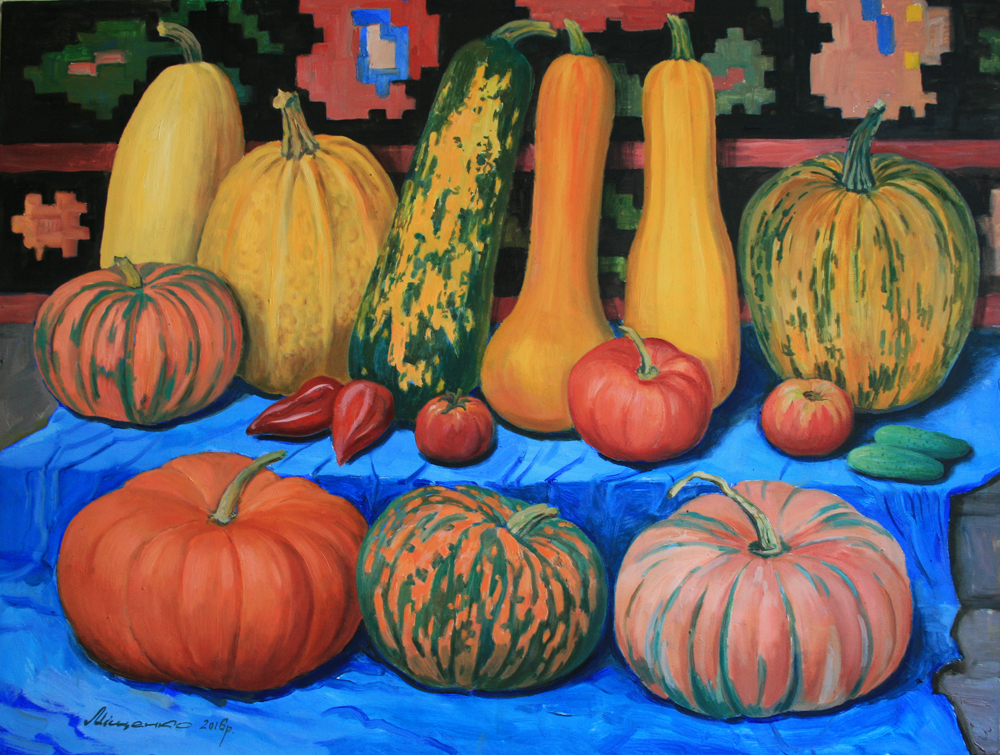 «Гарбузи». 2016. Полотно, олія